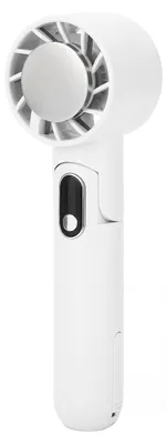 Obrázok produktu pre Ručný ventilátor s 5 stupňami rýchlosti, funkciou nabíjania cez USB, prenosný, malý, biela farba