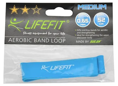Produktbild von Lifefit® Krafttrainingsgummi CIRCLE MEDIUM, hellblau