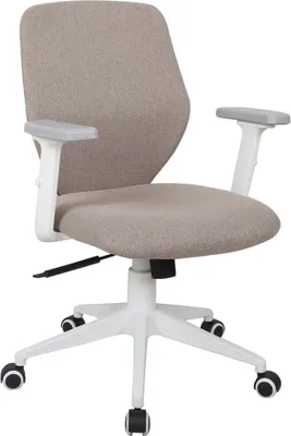Produktbild von Bürostuhl Weiß Taupe 63 x 59 x 94,5 cm