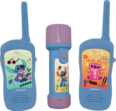 Produktbild von Stitch-Abenteurerset mit Walkie-Talkies und Taschen-/Kompasslampe