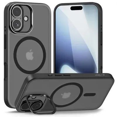 Produktbild von Etui Tech-Protect Magstand Magsafe Na Iphone 17 - Czarny Mat
