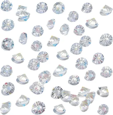 Produktbild von 500 Stück 10mm Glas Deko Diamanten für Hochzeit Tabelle | Kristalledelsteine