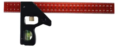 Produktbild von Holzbearbeitungsset mit verstellbaren Abstandshalterungen und Wasserwaage
