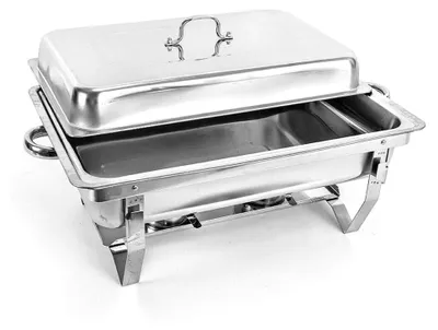 Produktbild von Chafing Dish Set, 9L Edelstahl Warmhaltebehälter, Buffet-Set für Catering und Veranstaltungen