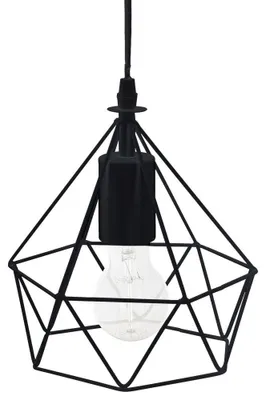 Produktbild von Atmosphera Jj1766 Hängelampe Schwarz Schwarz One Size