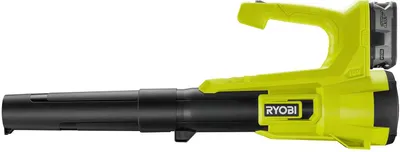 Zdjęcie produktu dla RYOBI akumulatorowa dmuchawa do liści RY18BLA-140 Dmuchawa do liści, dmuchawa ogrodowa o lekkiej konstrukcji, 18 V z akumulatorem 4 Ah