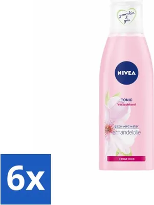 Produktbild von NIVEA - Gesichtswasser - Essentials Soothing Tonic - Für trockene & empfindliche Haut - Mit Mandelöl & Hydramin - 200 ml - Vorteilspack - 6 Stücke