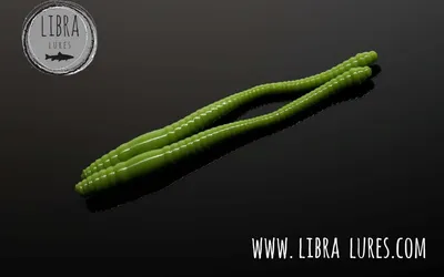 Produktbild von Libra Lures Dying Worm Käse 031-olive