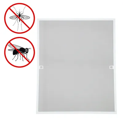 Produktbild von karpal Fliegengitter fenster-120x140CM  Alurahmen Mueckenschutz Gaze Gaze Mueckengitter UV-Schutz Wasserdicht Fuer  Wohnzimmer  Fenster Balkone