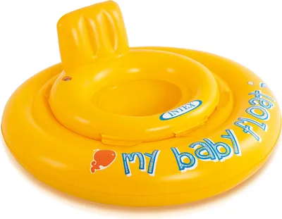 Produktbild von Aufblasbarer Schwimmer gelb rund 70 cm