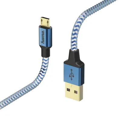 Immagine prodotto di Hama 00178289 Cavo USB 1,5 m USB 2.0 USB A Micro-USB B Blu