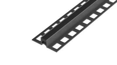 Obrázek produktu pro DL6 dilatační lišta široká základna ACARA, PVC černá, 12,5 mm, 2,5 m