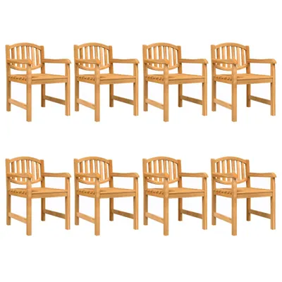 Produktbild von vidaXL Gartenstühle 8 Stk. 58x59x88 cm Massivholz Teak