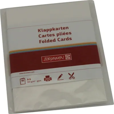 Produktbild von Doppelkarte A6, 160 g