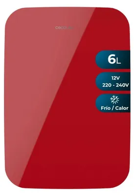 Image de Mini Réfrigérateur Cecotec Bolero Bahamas 6L Rouge - 02697