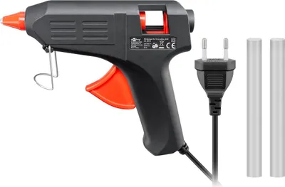 Zdjęcie produktu dla Goobay 59176, Pistolet na gorący klej, Czarny, Ceramika, Szkło, Skóra, Plastik, Drewno, 16 g/min, 4 min, Prąd przemienny