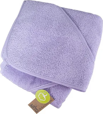 Produktbild von A&R 032.50 | Baby Hooded Towel / 75 x 75 cm - Farbe: Light Purple/Light Purple/Light Purple - Größe: 75 x 75 cm