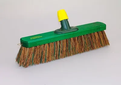 Zdjęcie produktu dla Mieszana miotła do dużych powierzchni Bümag, z tworzywa sztucznego i włókien naturalnych, 40 cm, wielokolorowa
