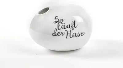 Produktbild von Eiervase "So läuft der Hase"