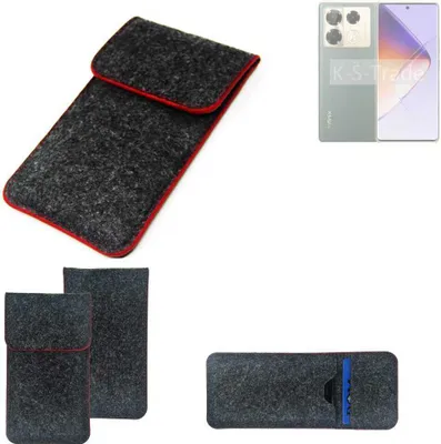 Produktbild von K-S-Trade Handy Schutz Hülle kompatibel mit Infinix Note 40 Pro+ 5G Schutzhülle Handyhülle Filztasche Pouch Tasche Case Sleeve Filzhülle