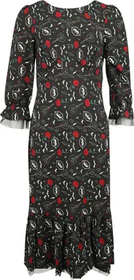 Produktbild von Hell Bunny Langes Kleid Damen Lilth Maxi Dress multicolor S