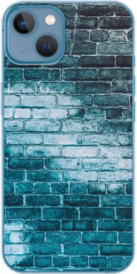 Produktbild von König Design Hülle kompatibel mit Apple iPhone 14 Kunststoff Soft Handyhülle - Handy Case Ziegelwand