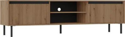 Obrázok produktu pre Selsey Osaka - TV skrinka s 2 zásuvkami a 2 priehradkami, dubový vzhľad Evoke, 179 cm