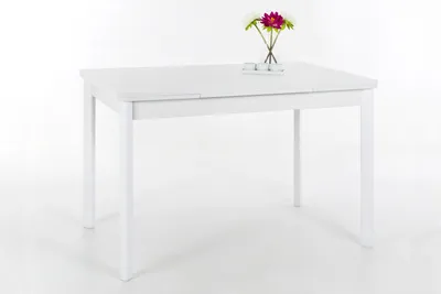 Produktbild von Esstisch Auszugstisch HAMBURG 90-142x65 cm in Weiss