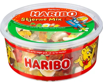 Produktbild von Haribo Stjerne Mix 1kg