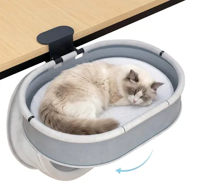 Productafbeelding van Kattenbed bureau - Een ruimtebesparende hangmat voor uw kat