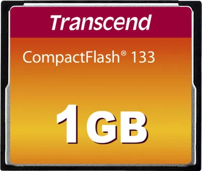 Image de Transcend Compact Flash 1GB 133x