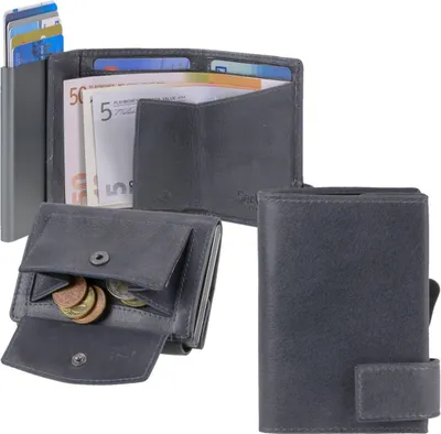 Produktbild von SecWal SecWal 2 Kreditkartenetui Geldbörse RFID Leder 9 cm