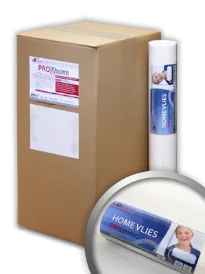 Produktbild von HomeVlies glatte überstreichbare Vliestapete Glattvlies Renoviervlies 12 Rollen