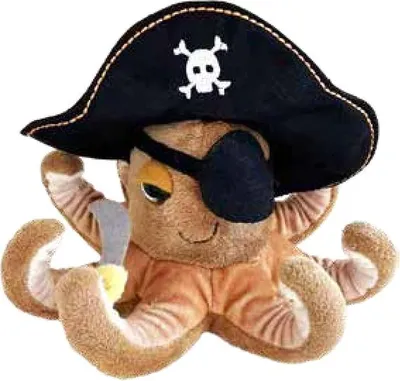 Produktbild von Suki 15982 Kapitän Waves Oktopus Pirat 15 cm Kuscheltier Peepers Li`L Suki