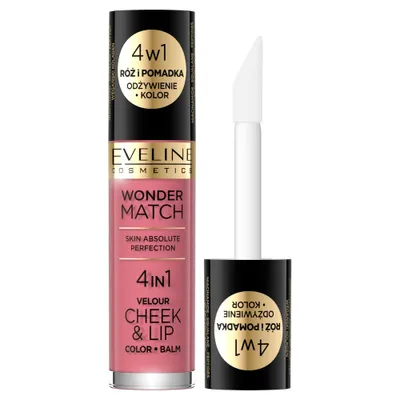 Obrázek produktu pro Eveline Cosmetics Wonder Match – tvářenka, lesklý finiš, precizní aplikace, Odstín 4