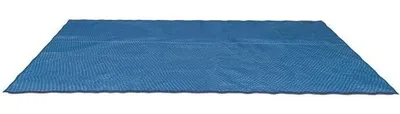 Image de Bâche a bulles pour piscine tubulaire rectangulaire - Intex - 4,88 x 2,44 m - Bleu - 270 microns