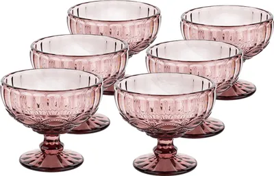 Zdjęcie produktu dla Kondela Kubek do lodów (6 szt.) Fregata Typ 5 300 ml - różowy