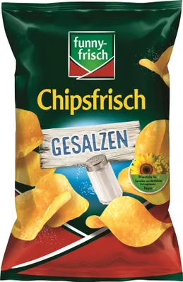 Produktbild von funny-frisch Chipsfrisch 3838 gesalzen 10 x 150g