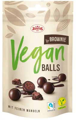 Produktbild von Zentis Vegan Balls Typ Brownie 90g