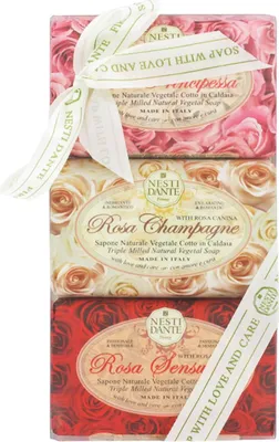 Produktbild von Nesti Dante Geschenkset Seife rosa 3x150gr.