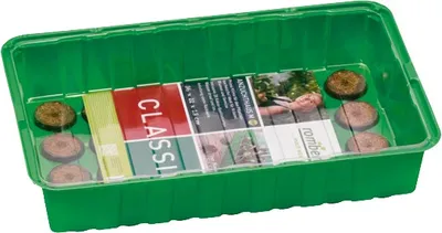 Zdjęcie produktu dla Romberg CLASSIC Szklarnia M PLUS COCO Zielona 36 x 13 cm i 28 tabletek kokosowych