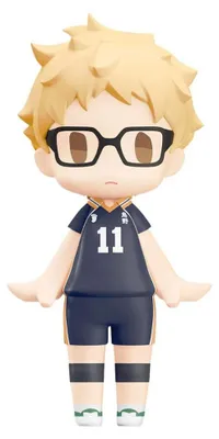 Produktbild von Haikyu!! HELLO! GOOD SMILE Actionfigur Kei Tsukishima 10 cm