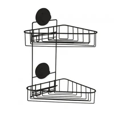 Produktbild von duschablage Bestlock23,5 x 36 cm aus Edelstahl schwarz