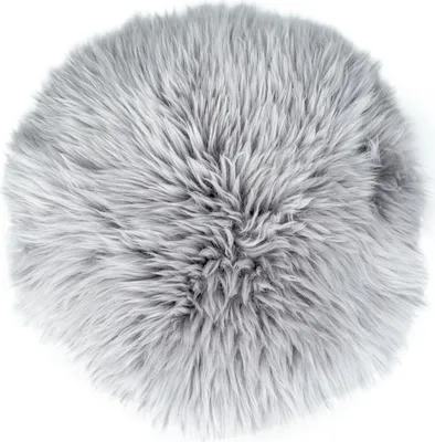 Produktbild von Sitzkissen Lammfell grau ( Ø 34 cm )