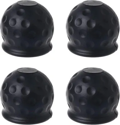 Produktbild von Famanu Abdeckung für Anhängerkupplung - schwarze Kunststoffkappe