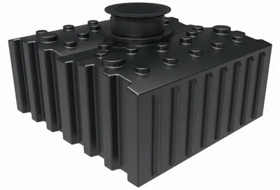 Produktbild von GreenLife Regenwasser-Flachtank 5.000 l mit Ausgleichsdom und begehbarer Abdeckung