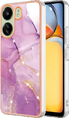 Produktbild von Hülle für Xiaomi Redmi 13C 4G/Poco C65 Muster TPU Silikon Stoßdämpfer Bumper Schutzhülle Pink