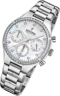 Produktbild von Festina Damen Uhr Boyfriend F20401/1 Edelstahl Armbanduhr silber UF20401/1