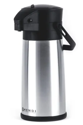 Immagine prodotto di Caraffa con pompa Hendi da 2,2 litri in acciaio inox a doppia parete