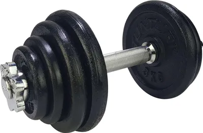 Obrázok produktu pre Tunturi 14TUSCL235, Nastaviteľná ručná činka, Čierna, Strieborná, 15 g, 3 kg, 2 kg, 36 cm